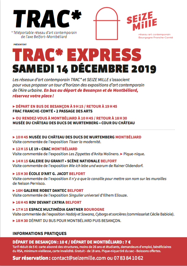 TOUR BUS avec le TRAC* Express Samedi 14/12/19